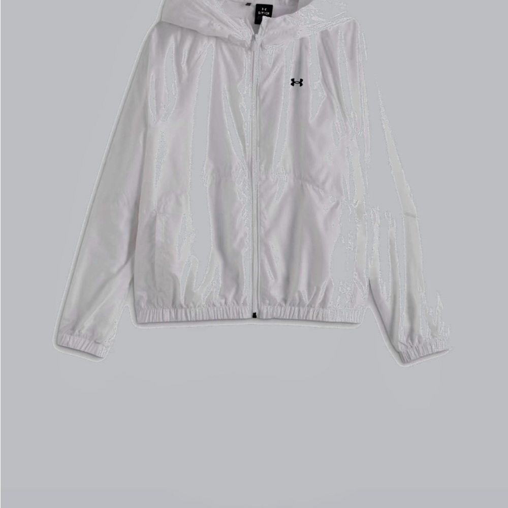 Under Armour White Hooded Jacket